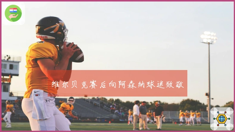维尔贝克赛后向阿森纳球迷致敬